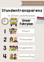 Vorschau - Anderer Materialtyp - Stundentransparenz: Visualisierung - Classroom Management - Deckblatt