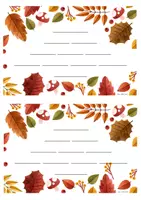 Vorschau - Arbeitsblätter - Elfchen zur Jahreszeit Herbst: 4 Vorlagen - Seite 3