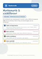 Vorschau - Arbeitsblätter - Zieldifferent Komplettpaket – Mathematik und Deutsch Klasse 3 und 4 - Seite 1