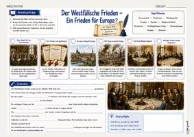 Vorschau - Arbeitsblätter - Westfälischer Frieden - Ende des Dreißigjährigen Krieges - Seite 1