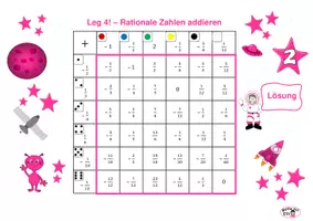 Vorschau - Spiele - Spiele "Leg 4" Rationale Zahlen addieren - Seite 3