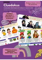 Vista previa - Unidades / Secuencias / Situaciones de Aprendizaje - Fichas Misterio con SOLUCIONES.CLUEDOKU/MURDOKU Lógica1º-2º - Portada