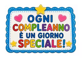 anteprima - Materiale di supporto/inclusione - MAXI POSTER MURALE L'ANGOLO DEI COMPLEANNI - Pagina 3