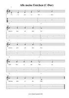 Vorschau - Lehrpläne/Lehrermaterial - Alle meine Entchen – Textvarianten, Noten, eigene Liedideen - Seite 2
