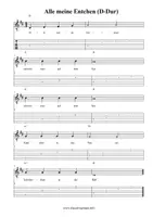 Vorschau - Lehrpläne/Lehrermaterial - Alle meine Entchen – Textvarianten, Noten, eigene Liedideen - Seite 3