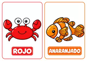 Vista previa - Unidades / Secuencias / Situaciones de Aprendizaje - Tarjetas de Colores para Preescolar - Portada