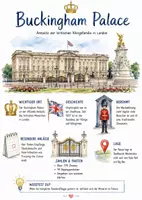 Vorschau - Arbeitsblätter - Lernplakat + AB mit Fragen zum Thema "Buckingham Palace" + Lösungsblatt + Infografik - Deckblatt