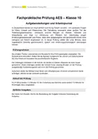 Vorschau - Arbeitsblätter - AES Fachpraktische Prüfung Vegetarisch - Seite 1