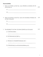 Vorschau - Klassenarbeiten - Klassenarbeit Deutsch Hauptschule/G-Niveau mit Lösung & Hörtext (Sachtext, Orthographie, Sätze); Klasse 9 - Seite 2