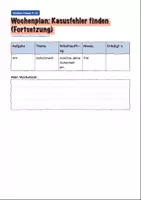 Vorschau - Unterrichtsreihen - Kasusfehler finden im eigenen Text – Wochenplan Deutsch Klasse 9-10 - Seite 3