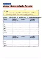 Vorschau - Arbeitsblätter - Chemische Formeln lesen – Trainingsheft Chemie Klasse 7-8 - Seite 3