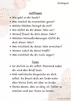 Vorschau - Arbeitsblätter - Brief an mein Zukunfts-Ich (inkl. Version DaZ) - Seite 2