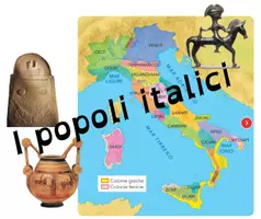anteprima - Materiale interattivo - I popoli italici - Pagina di copertina