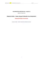Vorschau - Arbeitsblätter - AES Fachpraktische Prüfung moderne Küche - Seite 1