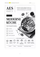 Vorschau - Arbeitsblätter - AES Fachpraktische Prüfung moderne Küche - Deckblatt