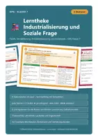 Vorschau - Stationenlernen - Lerntheke Industrialisierung Geschichte 7 - Deckblatt