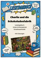 Vorschau - Test - Charlie und die Schokoladenfabrik | Lesetagebuch | Unterrichtsmaterial | Kreativwerkstatt | Deutsch Klasse 5-8 | mit Lösungen - Deckblatt