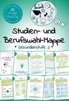 Vorschau - Stundenentwürfe - Studien- und Berufswahlmappe | zur Berufsorientierung (für Sek 2) – zweifach differenziert - Deckblatt
