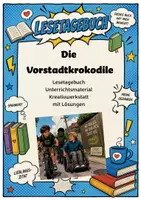 Vorschau - Unterrichtsreihen - Die Vorstadtkrokodile | Lesetagebuch | Unterrichtsmaterial | Kreativwerkstatt | Deutsch Klasse 5-10 | mit Lösungen - Deckblatt
