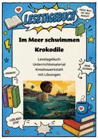Vorschau - Unterrichtsreihen - Im Meer schwim(m)en Krokodile | Lesetagebuch | Unterrichtsmaterial | Kreativwerkstatt | Deutsch Klasse 7-10 | mit Lösungen - Deckblatt