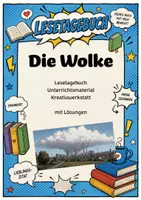 Vorschau - Unterrichtsreihen - Die Wolke | Lesetagebuch | Unterrichtsmaterial | Kreativwerkstatt | Deutsch Klasse 7-10 | mit Lösungen - Deckblatt