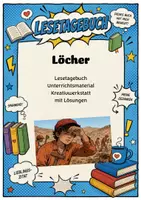 Vorschau - Unterrichtsreihen - Löcher | XL Materialpaket | Unterrichtsmaterial | Deutsch | Klasse 5-9 | mit Lösungen - Seite 1
