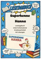Vorschau - Stundenentwürfe - Superhenne Hanna | Lesetagebuch | Unterrichtsmaterial | Deutsch Klasse 5-8 | mit Lösungen - Deckblatt
