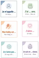 Vorschau - Bildkarten - Je me présente - Deckblatt
