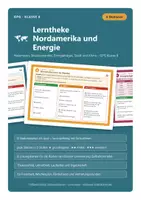 Vorschau - Stationenlernen - Lerntheke Nordamerika Erdkunde Klasse 8 - Deckblatt