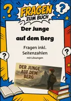 Vorschau - Aufgabenkarten - Der Junge auf dem Berg | Fragen mit Seitenzahlen | Unterrichtsmaterial | Deutsch Klasse 7-10 | mit Lösungen - Deckblatt