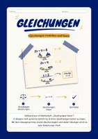 Vorschau - Unterrichtsreihen - Materialpaket: Lösen von Gleichungen mit und ohne Klammern - Seite 1