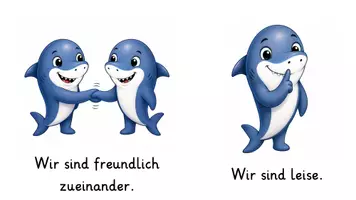Vorschau - Poster - Haiklasse Dienste Regeln BIlder Wandmaterial - Seite 3