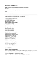 Vorschau - Klassenarbeiten - Klassenarbeit Deutsch 5: Gedichtanalyse & Lyrik-Interpretation (Klasse 9/10) - Seite 1