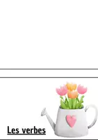Vorschau - Merkblätter - Les verbes - Deckblatt