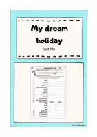 Vorschau - Arbeitsblätter - PLANNING A TRIP - Country fact file - Deckblatt