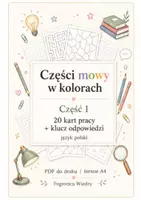 zapowiedź - Części mowy w kolorach – część 1 - obwoluta