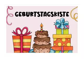 Vorschau - Anderer Materialtyp - Geburtstagskiste & Geburtstagskarten - Seite 1