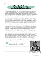 Vorschau - Stundenentwürfe - Der Buchdruck und die Reformation (Martin Luther) - Seite 2