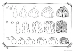 Vorschau - Arbeitsblätter - Yayoi Kusama im Herbst – Pop Art Kürbisse & Punktkunst | Kunstunterricht - Seite 2