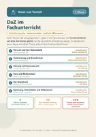 Vorschau - Arbeitsblätter - Naturwissenschaft einfache Sprache DaZ 7 - Deckblatt
