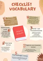 Vorschau - Poster - Englisch Vokabeln richtig lernen! Merkzettel - Deckblatt