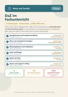 Vorschau - Arbeitsblätter - Naturwissenschaft einfache Sprache DaZ 8 - Deckblatt