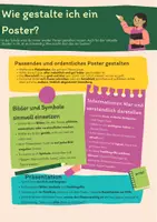 Vorschau - Poster - Wie man Poster gestaltet! - Merkzettel - Deckblatt