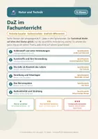 Vorschau - Arbeitsblätter - Naturwissenschaft einfache Sprache DaZ 9 - Deckblatt