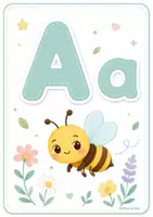 Vista previa - Decoración del aula - Abecedario visual | Mayúsculas y minúsculas - página 1