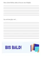 Vorschau - Arbeitsblätter - Brief an mich selbst - Ritual zum Schulanfang - Seite 1