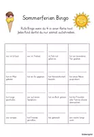 Vorschau - Spiele - Ferienbingo Sommer - Seite 1