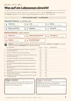 Vorschau - Stundenentwürfe - Umweltfaktoren und Toleranzkurve – Biologie Klasse 9/10 – 2 Arbeitsblätter mit Lösungen, Wortspeicher und Lehrplanbezug - Seite 1