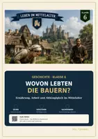 Vorschau - Arbeitsblätter - Bauern im Mittelalter- Arbeitsblatt zum Video Klasse 6 - Deckblatt