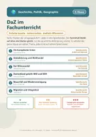 Vorschau - Arbeitsblätter - Geschichte Politik einfache Sprache DaZ 9 - Deckblatt